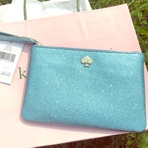 Kate Spade glitter bug bag lakesedge blue